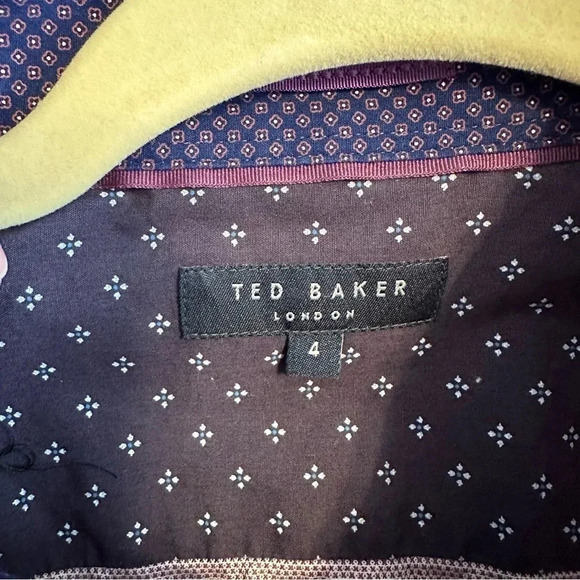 Ted Baker size 4/ Large Mens Dress Button Down Shirt Business Career - Picture 3 of 10